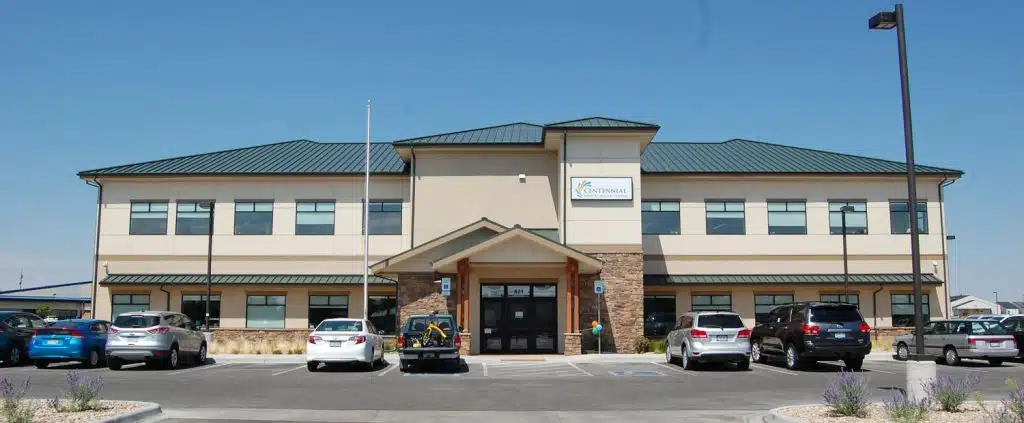Front entrance of Centennial Mental Health Center in Fort Morgan, Colorado