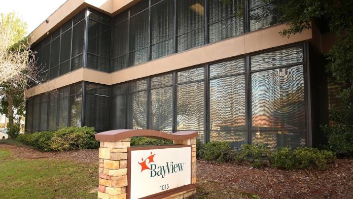 Main entrance of AltaPointe BayView Professional Associates outpatient clinic at 1015 Montlimar Drive, Mobile, Alabama