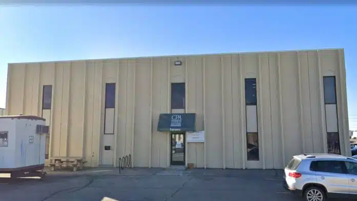 Entrance to Correctional Psychology Associates (CPA) building in Denver, Colorado