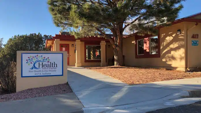 Entrance to Health Solutions facility in Trinidad, Colorado