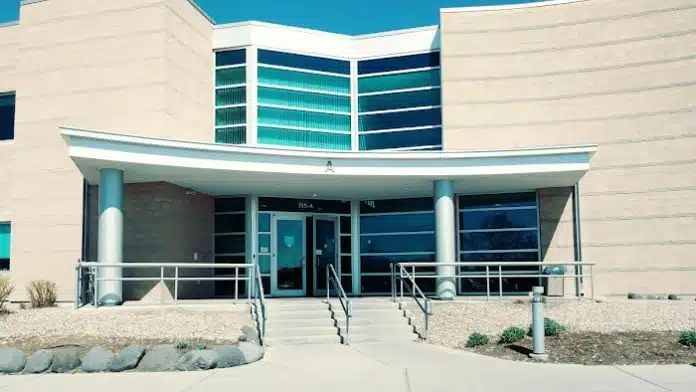 Entrance of Mind Springs Health in Grand Junction, Colorado