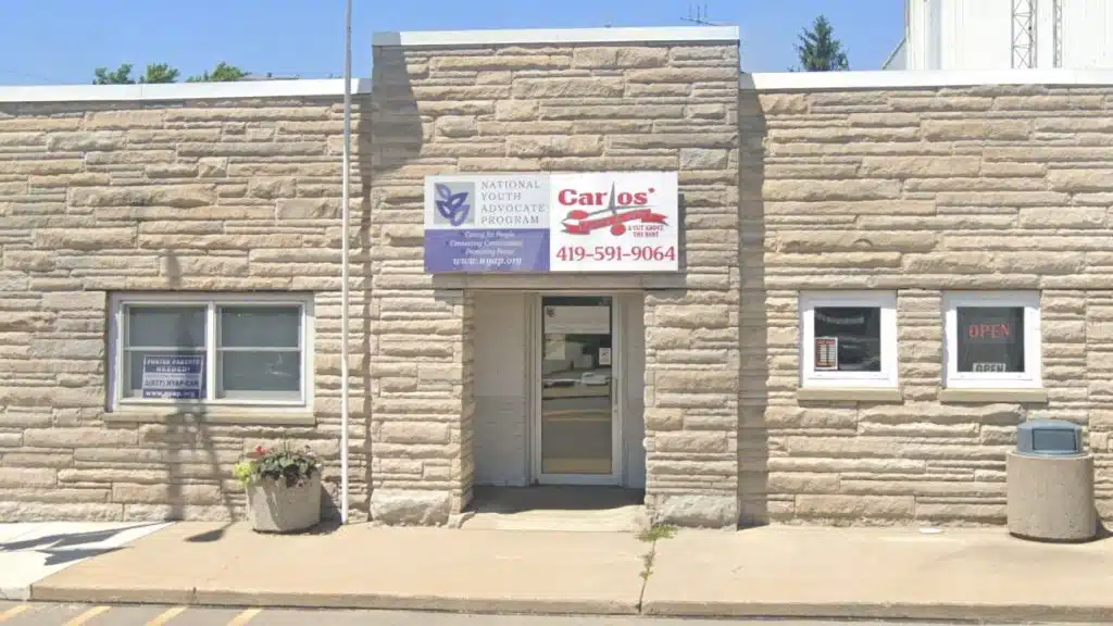 Front entrance of National Youth Advocate Program facility in West Unity Ohio 43570