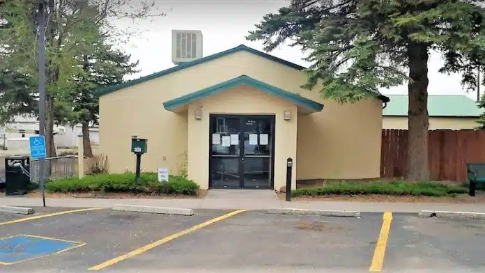 Entrance to San Luis Valley Mental Health facility in Monte Vista, Colorado