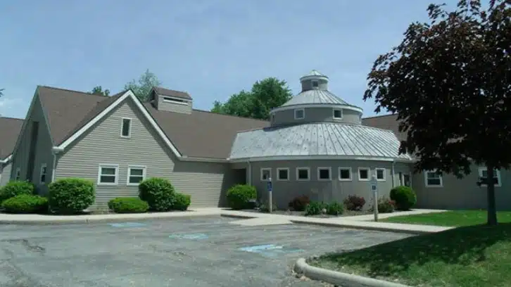 Front entrance of TCN facility in West Liberty Ohio 43357