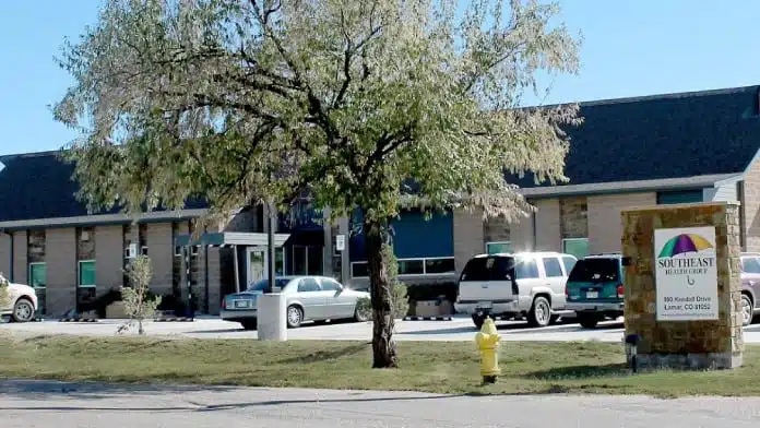 Entrance to Valley Wide Counseling Support Center in Lamar, Colorado