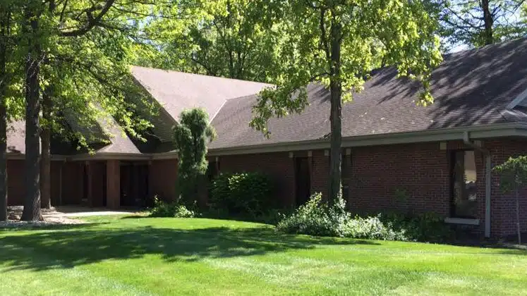 Front view of Westwood Behavioral Health Center in Van Wert, Ohio, showing the building entrance and exterior.