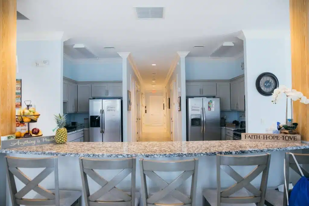 Exterior view of Harmony Hills Addiction Treatment and Recovery facility surrounded by greenery