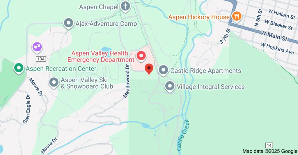 Building view of Mind Springs Health facility in Aspen, Colorado