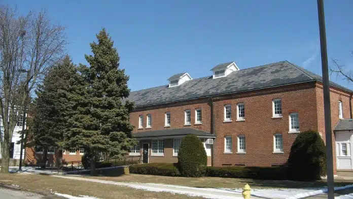 Entrance to Hope House facility on Grove Road in Richmond, Indiana 47374