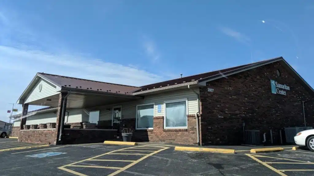 Entrance of Washington Samaritan Center in Washington, Indiana