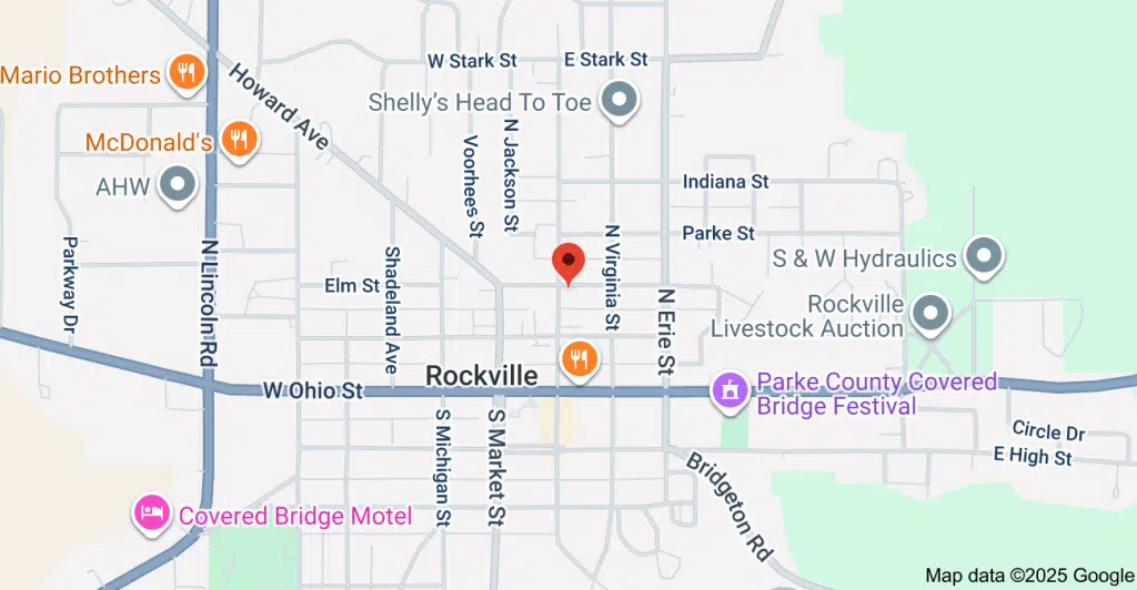 Entrance of Hamilton Center in Rockville, Indiana, providing mental health and addiction treatment services