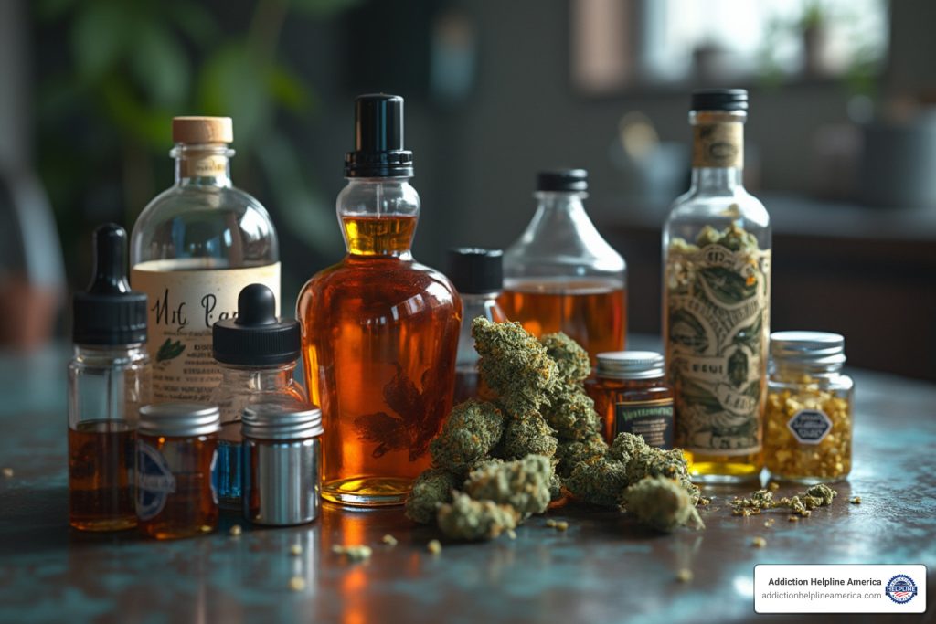 various substances including vapes, alcohol, cannabis - adolescent substance abuse