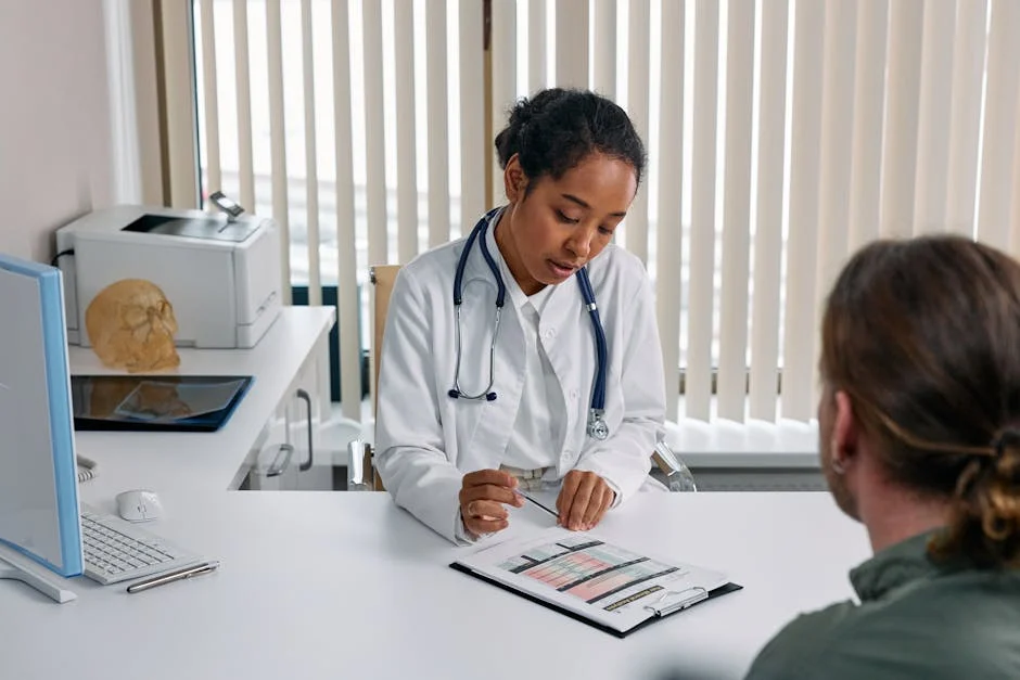 doctor consulting patient - Meth Addiction Treatment