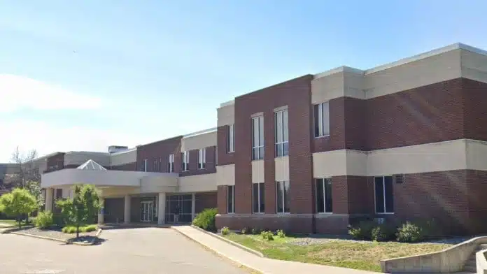 Front entrance of Aspirus Koller Behavioral Health Clinic in Rhinelander, Wisconsin, showing accessibility and professional mental health services