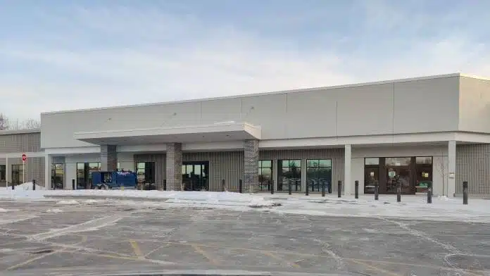 Exterior of Wausau VA Clinic in Wausau, Wisconsin, providing healthcare and outpatient services for veterans.