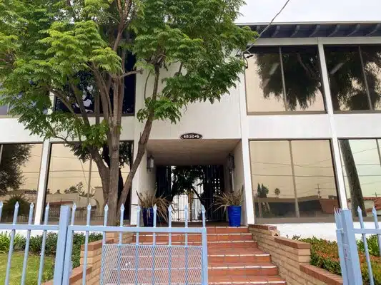 Exterior of Harbor Area Counseling Services in San Pedro, California, providing mental health and addiction counseling programs