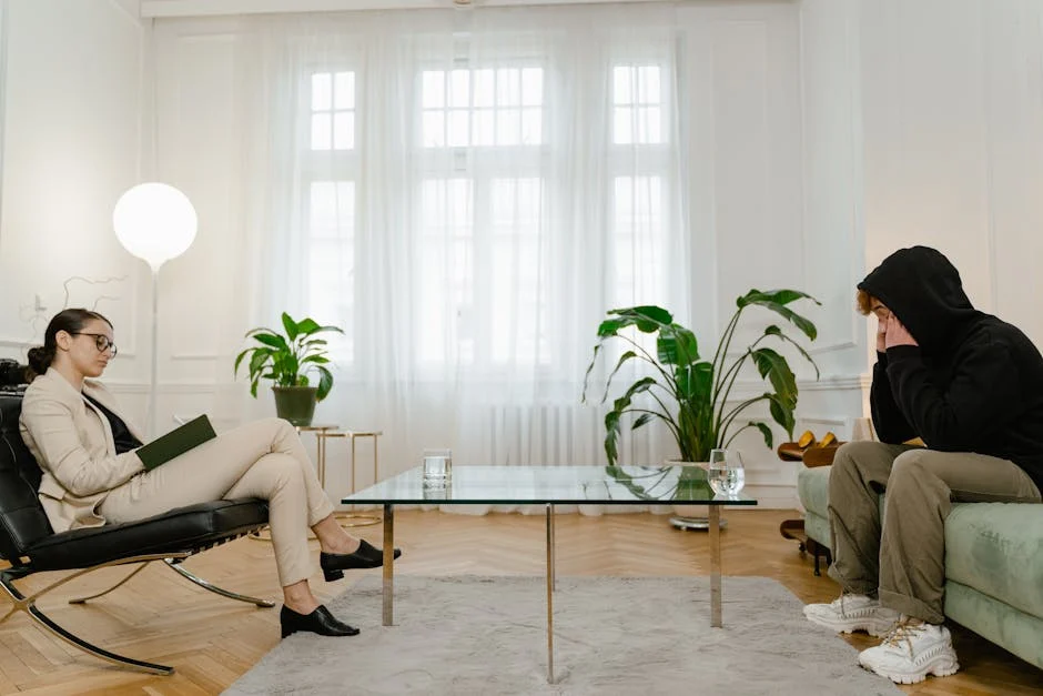 one-on-one therapy session in a comfortable office - Behavioral Health