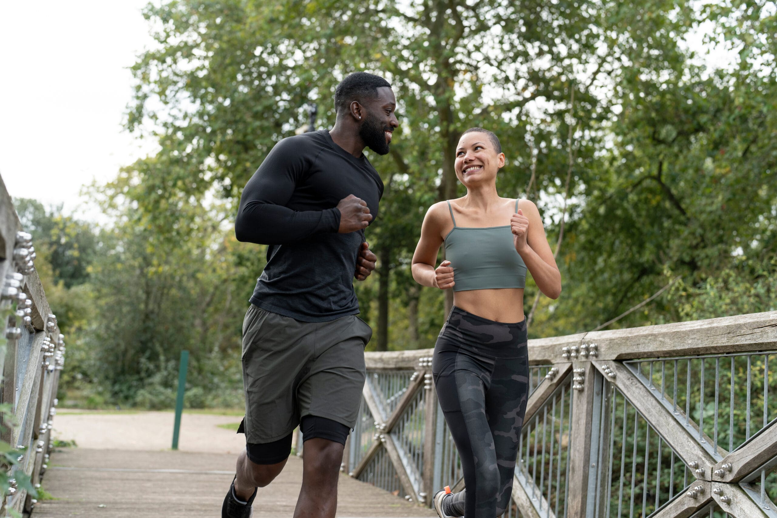 person exercising outdoors, running on a path - Panic Disorder Treatment