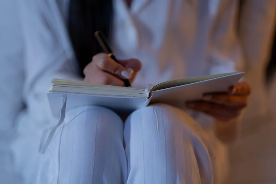 A person keeping a mood journal - Bipolar Disorder Treatment