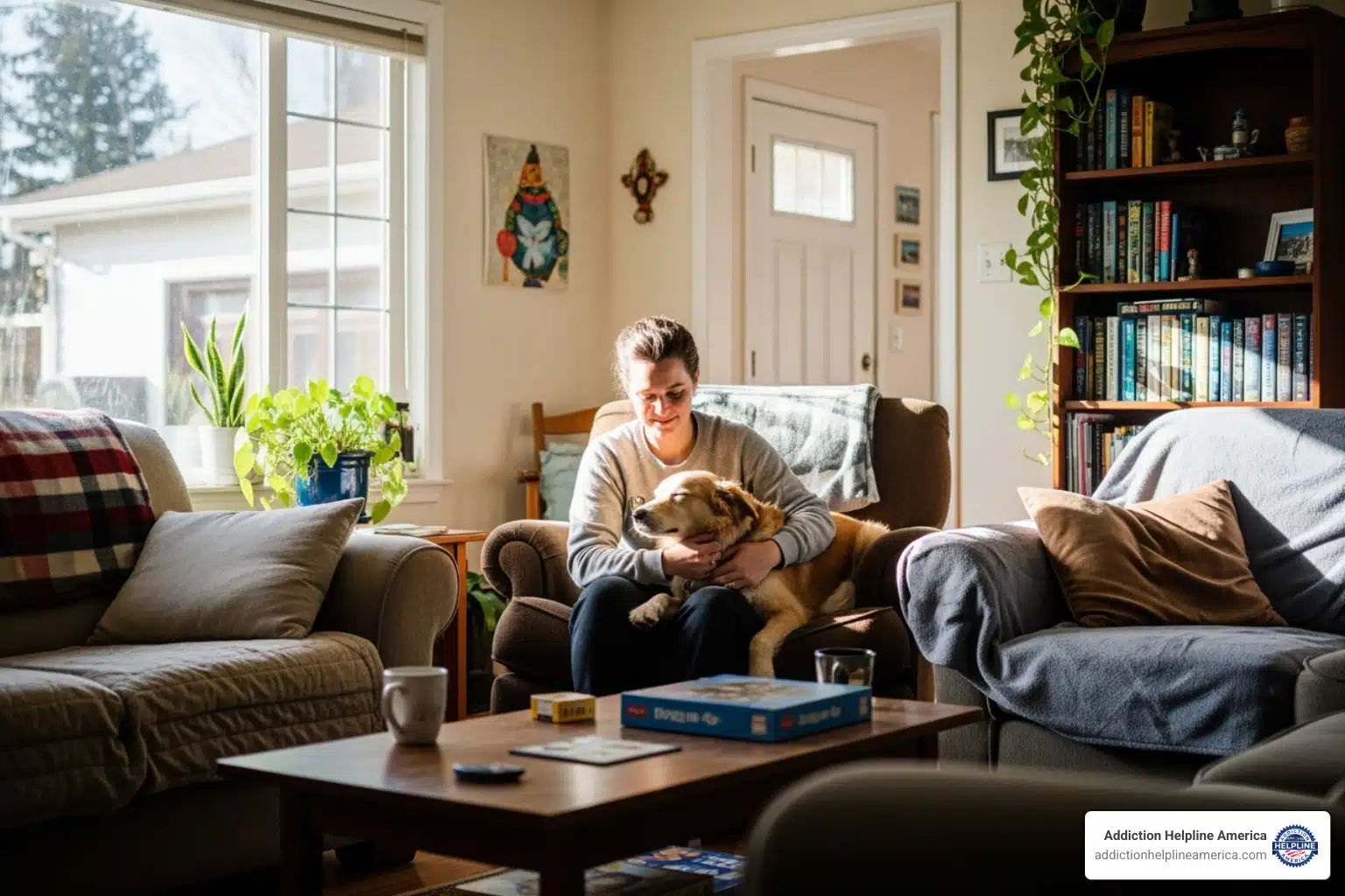 sober living that allows pets