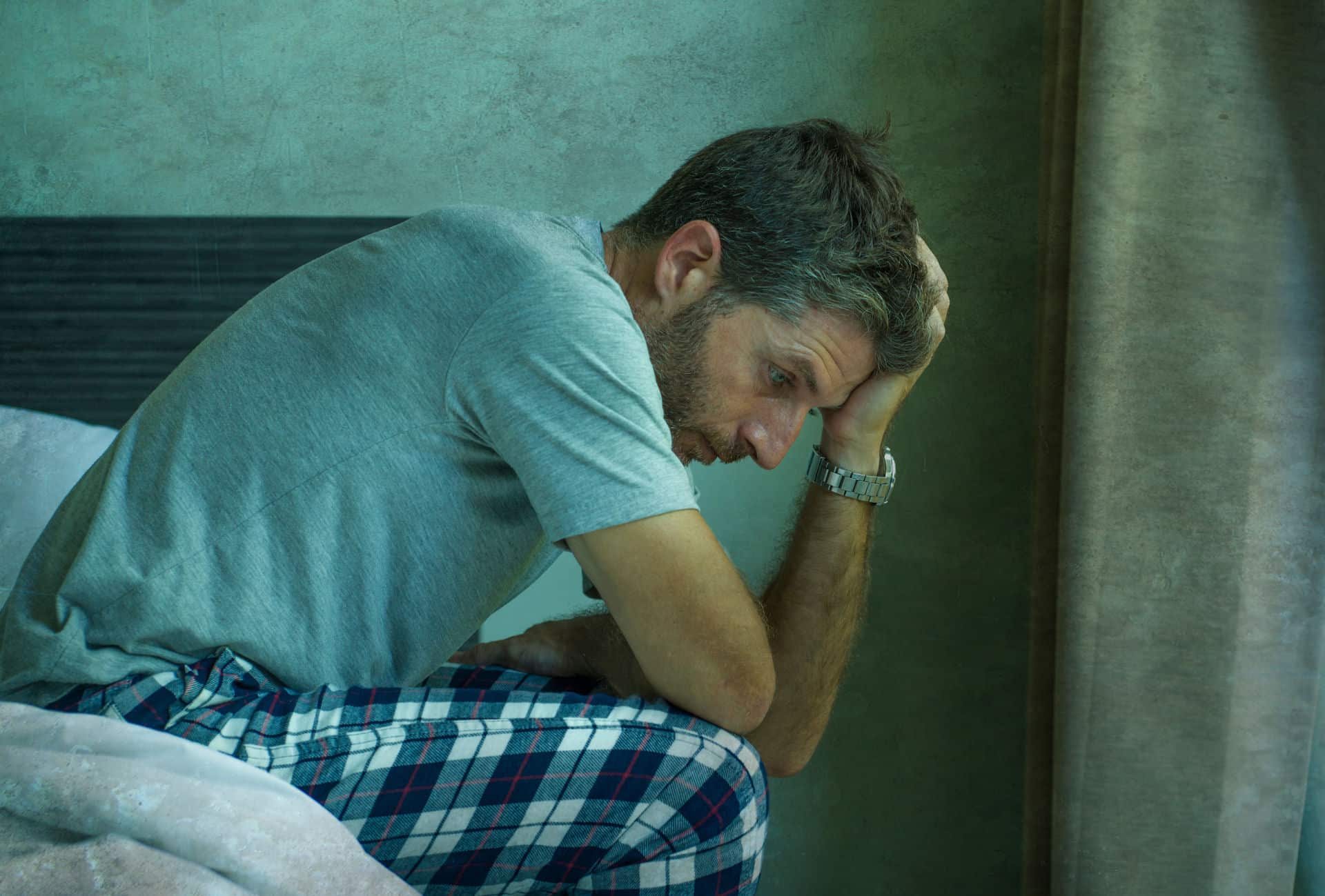 Person exhibiting signs of distress or isolation - Vicodin Treatment