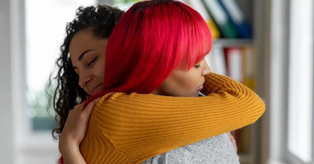 Illustration of searching for drug treatment programs and rehab services online or in the community.