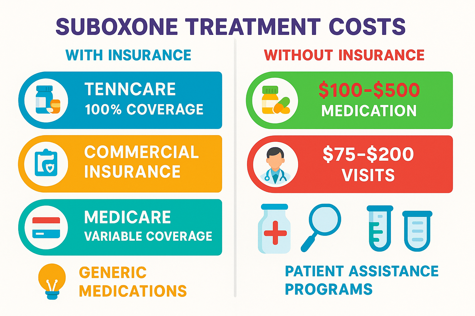 Medical costs - Suboxone clinic fees Medical costs - Suboxone clinic fees