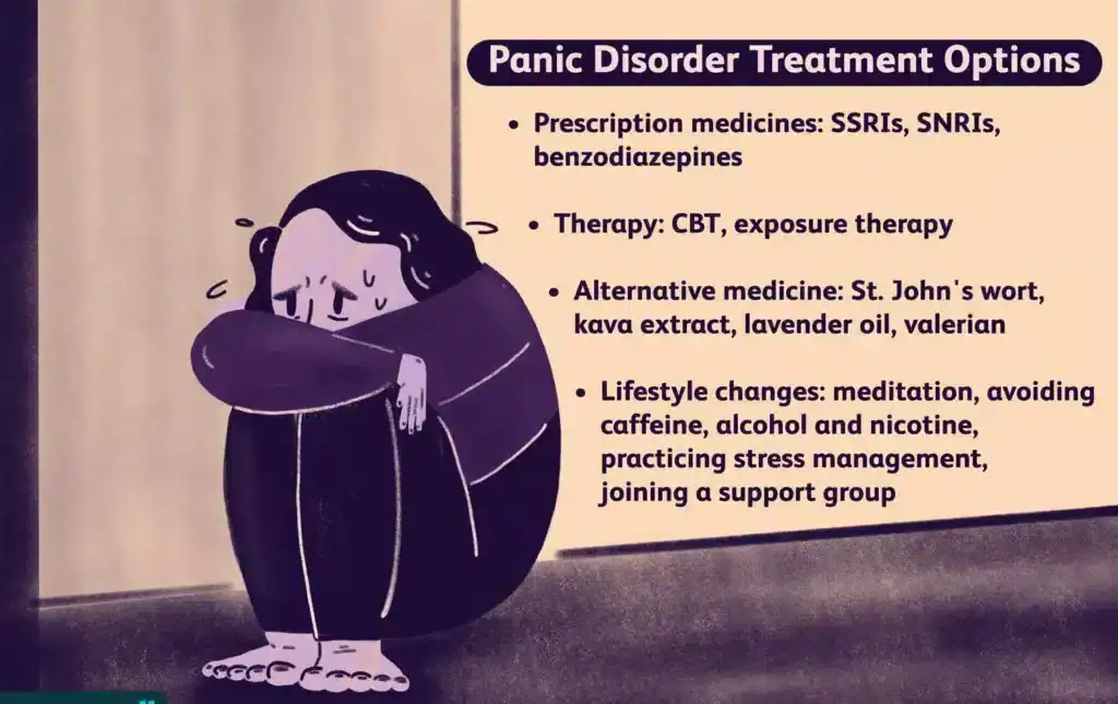 Professional therapy and counseling services for individuals with panic disorder.