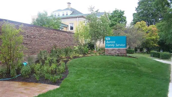 Entrance of Aurora Family Services in Milwaukee, Wisconsin 53208