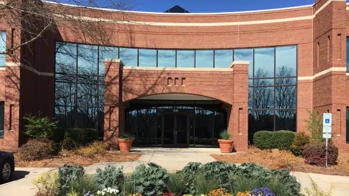 Entrance of The Neuropsychiatric Clinic at Carolina Partners in Raleigh NC providing mental health and psychiatric services