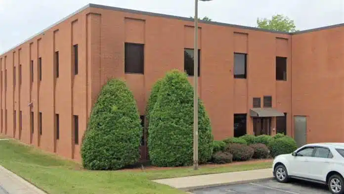 Entrance of Triad Therapy in Winston-Salem, NC, providing professional addiction and mental health counseling services.