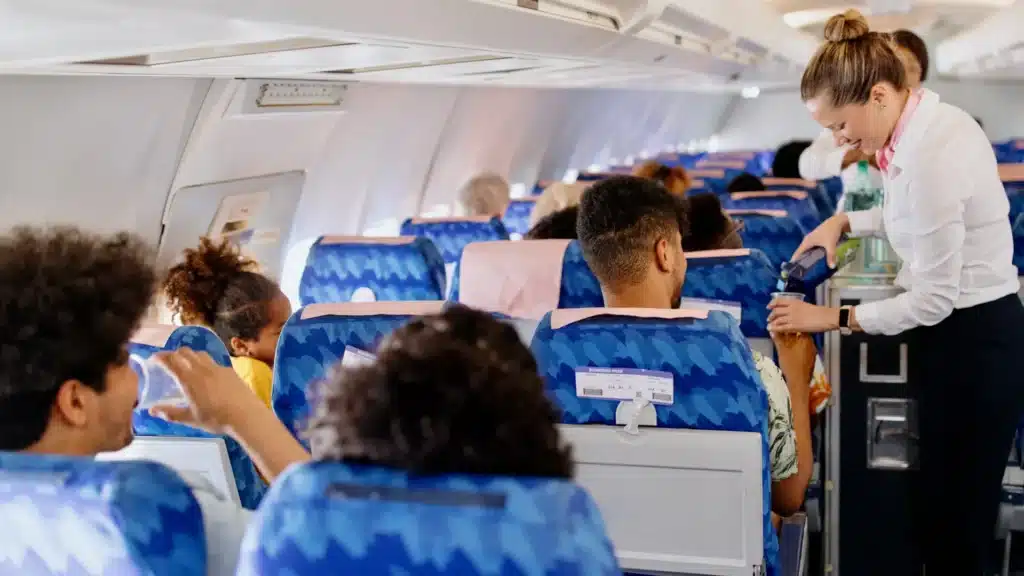 image of a flight crew during a busy moment - Drug & Alcohol Rehab for American Airlines Employees
