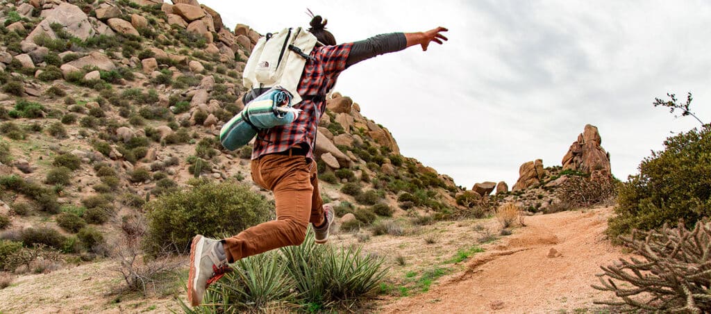 A person hiking in the Scottsdale mountains, symbolizing the recovery journey - substance abuse treatment Scottsdale