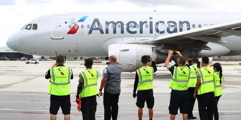image of a flight crew during a busy moment - Drug & Alcohol Rehab for American Airlines Employees