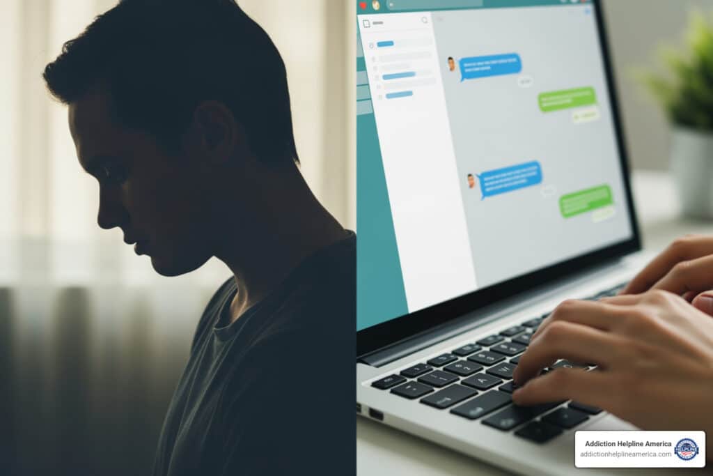 mental health helpline online chat