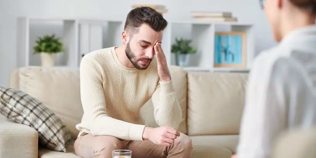 one-on-one therapy session between a patient and a therapist - meth addiction treatment center california one-on-one therapy session between a patient and a therapist - meth addiction treatment center california