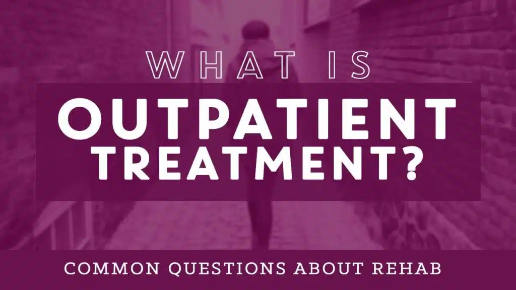 Person reviewing an outpatient drug treatment guide for addiction recovery