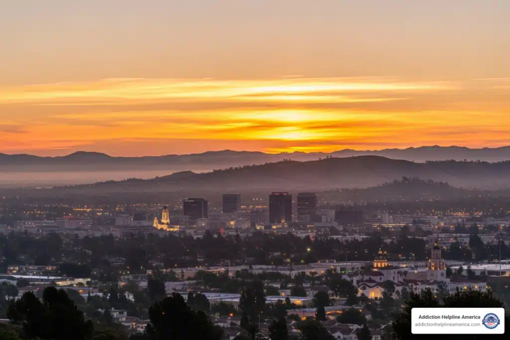 Exterior view of a professional addiction treatment and rehab facility in Riverside, California