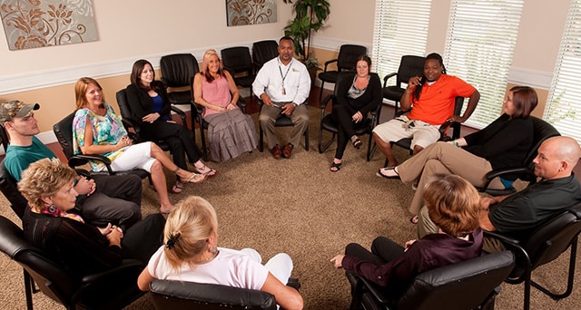 a supportive group therapy session - drug detox treatment centers a supportive group therapy session - drug detox treatment centers