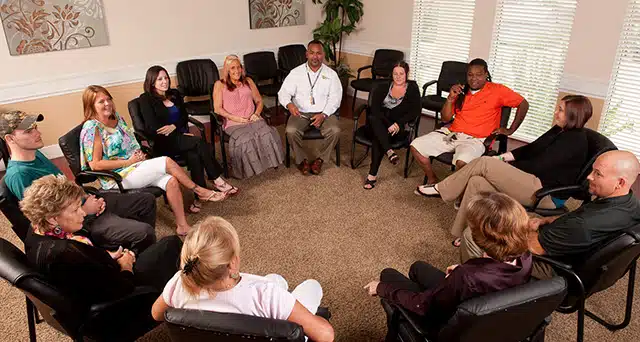 a supportive group therapy session - drug detox treatment centers a supportive group therapy session - drug detox treatment centers