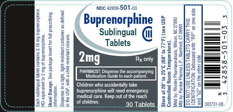 warning labels on medication - buprenorphine