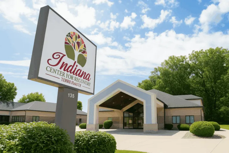 welcoming rehab facility entrance - outpatient rehab Indiana