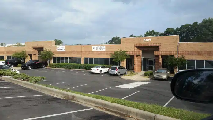 Main entrance of Genesis Project 1 facility in Charlotte North Carolina