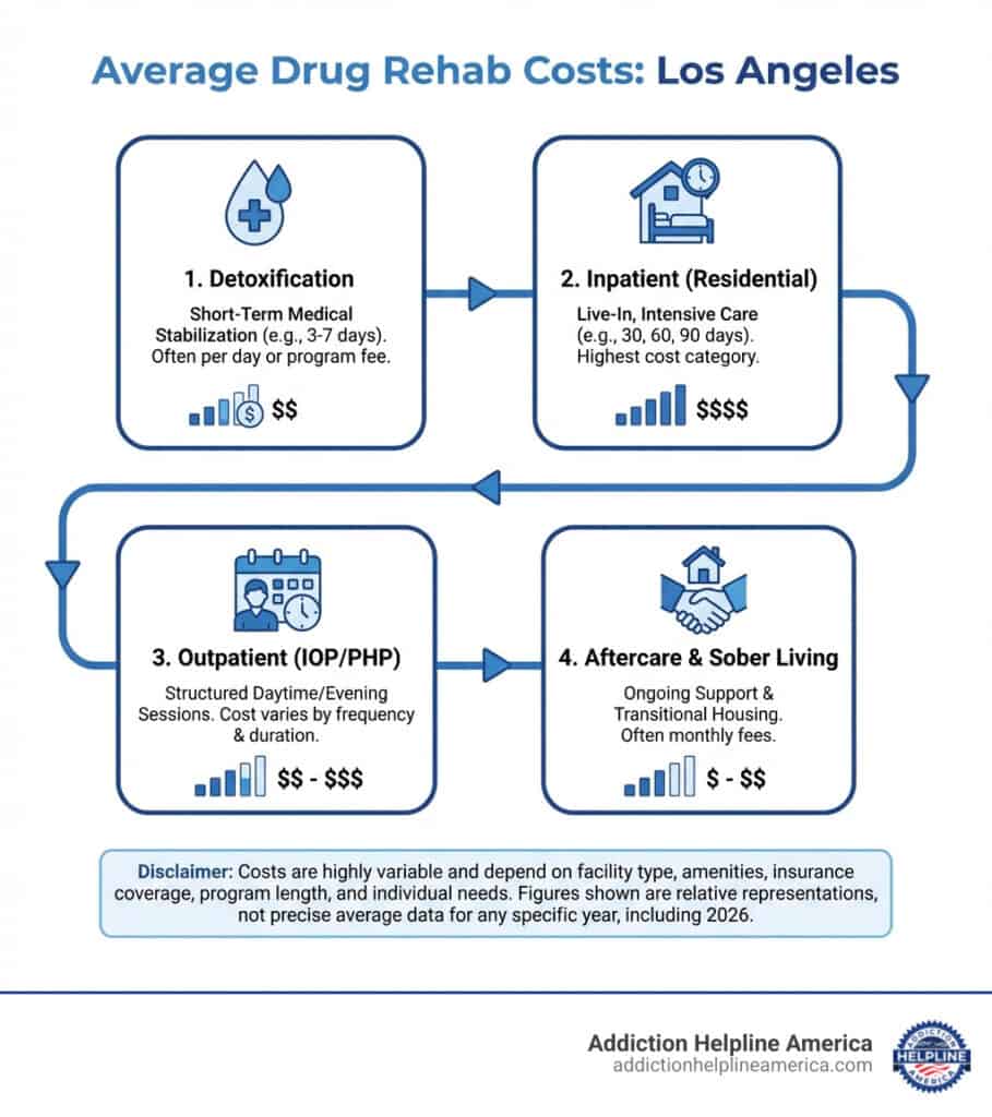 What Are the Average Costs Associated With Drug Rehab Programs in Los Angeles?