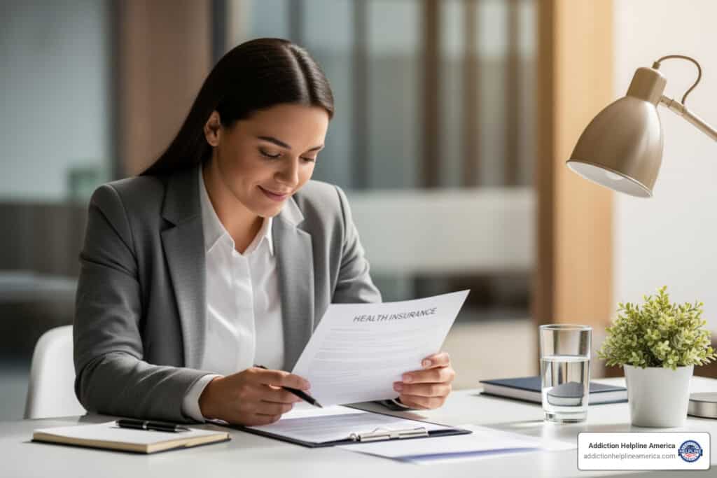 Verify insurance benefits