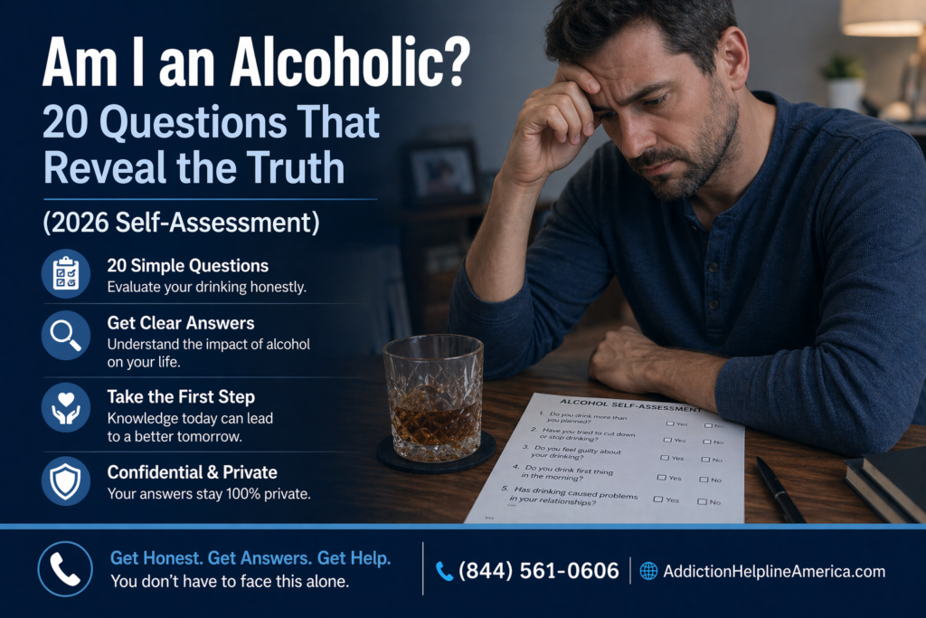 Am I an Alcoholic? 20-Question Self-Assessment Quiz (2026)