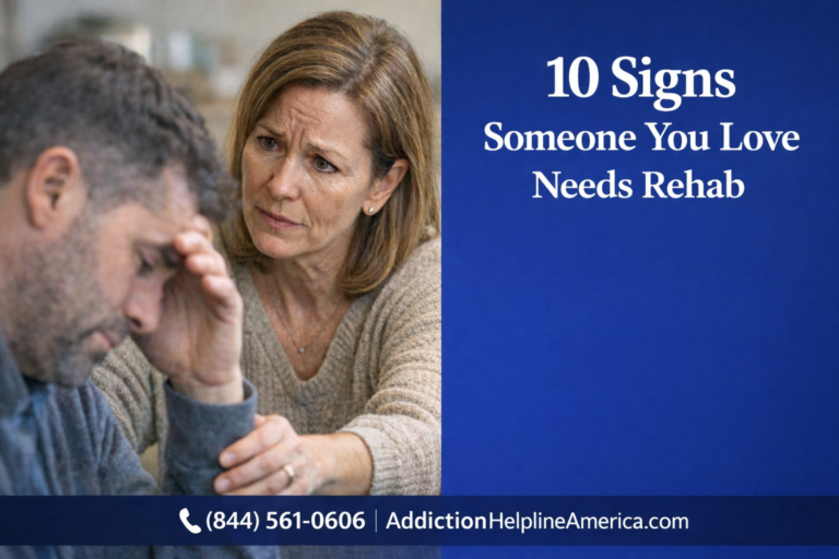 10 Signs Someone You Love Needs Drug or Alcohol Rehab