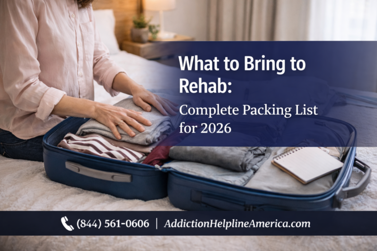 What to Bring to Rehab: Complete Packing List for 2026